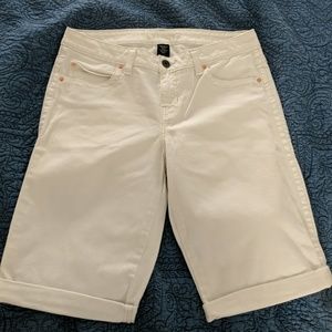 White Calvin Klein Bermuda Shorts